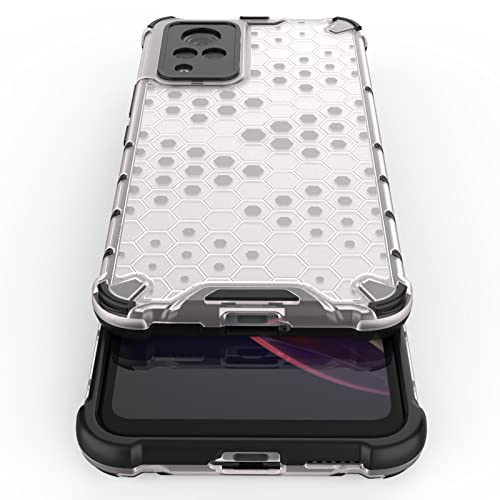 Image of Glasgow Back Case Cover Compatible with Vivo V21 5G / V21 4G (Stylish Design) - Transparent
