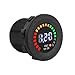 Produktbild Voltmeter, Akozon 12 V Motorrad Auto LED Digitalanzeige Voltmeter Wasserdichte Spannung Volt Meter Gauge Schwarz digital anzeige Auto Batterie Spannung Gauge Monitor Tester Meter Voltmesser