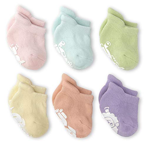 LA ACTIVE Anole Newborn & Infant Baby Socks - Ankle Girls Boys with Soft Cotton Cushion3