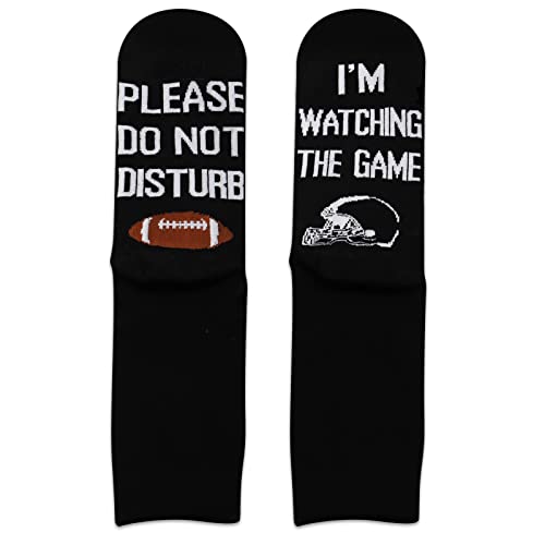 ZJXHPO Football Game Socks Please Don’t Disturb I’m Watching The Game Novelty Sock For Soccer Team Player Lover Mom Dad Coach3