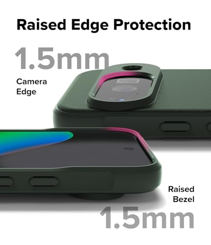 Image of Ringke Onyx for Google Pixel 10 Case [Feels Good in The Hand] Oil & Dirt Resistant, Enhanced Camera Lens Protection, Comfortable Grip, Non-Slip, Lightweight Cover - Dark Green