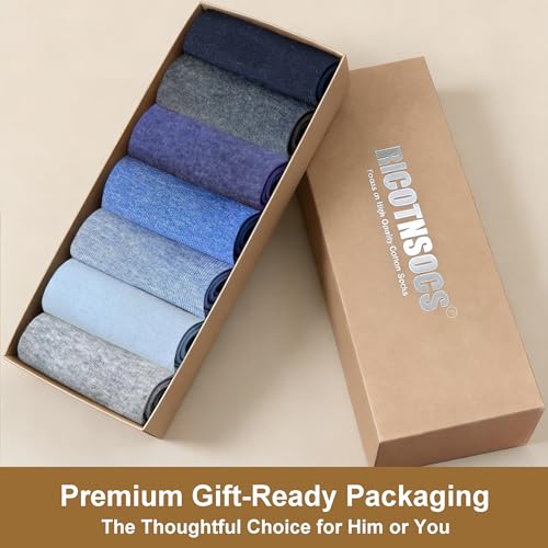 Image of Womens Ankle Socks Cotton No-Show Comfortable Low-Cut Liner Kraft Paper Gift Box