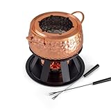 Swissmar F66915 11-Piece Biel Meat Fondue Set, Copper