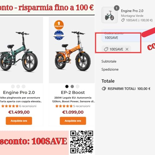 Engwe codice sconto: 100SAVE &ndash; Ottieni il 10% Titelbild