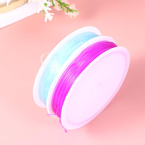 10 Rolos Fio De Fabricação De Joias Fio De Contas De Jóias Bracelete Fio De Contas Flexível Bijuteri