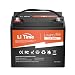 Litime 12v 50ah Lifepo4 Lithium Battery 12.8 Volt Lithium Iron Phosphate 50 Amp Deep Cycle Battery 10 Years Lifespan 4000+ Cycles for Solar Power Home Energy Storage