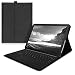 Produktbild kwmobile Hülle kompatibel mit Microsoft Surface Go 2 - Type Cover kompatibel - Stoff Tablet Cover in Dunkelgrau