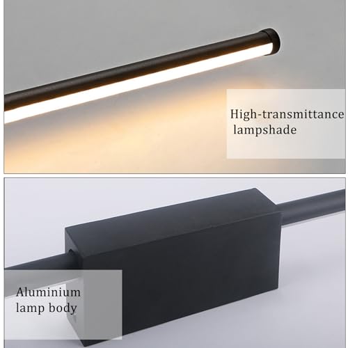 LED apliques de pared largo lineal moderno para iluminación interior de salones 3
