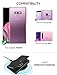 KILINO Galaxy Note 9 Wallet Case [S-Pen Fully Compatible] [PU Leather] [Soft TPU] [RFID Blocking] [Shock-Absorbent Bumper] [Card Slots] [Kickstand] Flip Folio Cover for Samsung Galaxy Note9 - Black