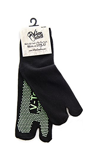 Image of V-Toe Non-Slip Flip-Flop Socks - Tabi Split Toe Socks for Men & Women Size - Women's Toes Separated Yoga Socks