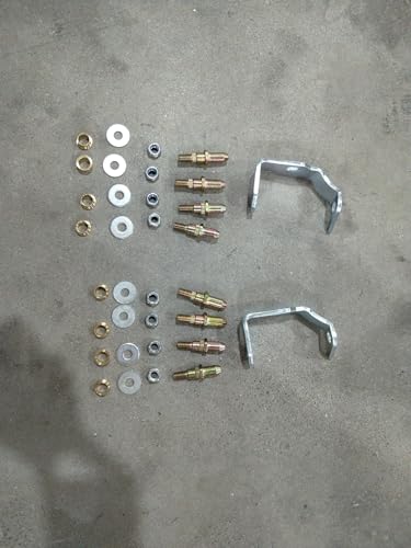 Front Driver Side Door Hinge Pin Bushing and Bracket Kit Compatible with Chevrolet Avalanche Silverado Suburban GMC Hummer H2 Savana 1500 2500 3500 Sierra 1999-2007 Replace 89025539 6038456