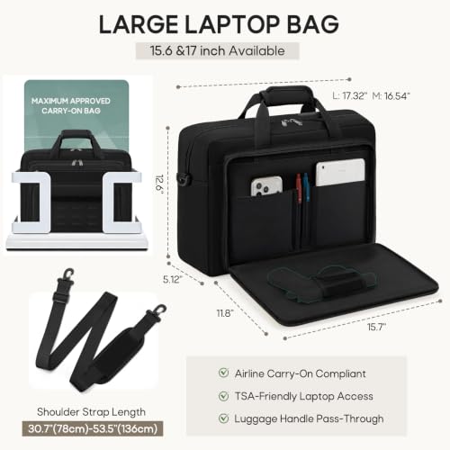 RAINSMORE Tactical Laptop Bag for Men 15.6/17.3 Inch Military Messenger Bag - image 4