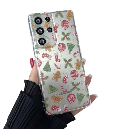 Coque de Noël Samsung S21 Ultra antichoc en silicone TPU