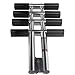 OYFUFFAER Boat Accessories 4 Steps Boat Ladder Stainless Steel Vertical Telescoping Transom Mounting Ladder