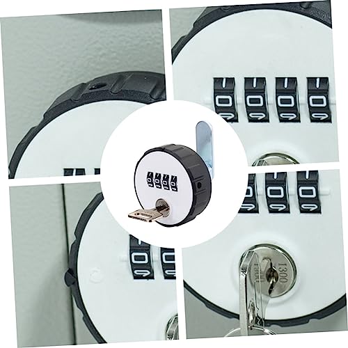 Serrure à came à combinaison pour tiroir armoire double code acier noir