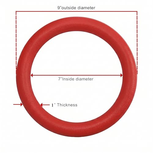 Image of Gymnastic ABS Rings with Heavy Duty Adjustable Strap Capacity with 14.5ft Adjustable Buckle Straps for Cross Fitness Functional Training for Home Gym Full Body Workout