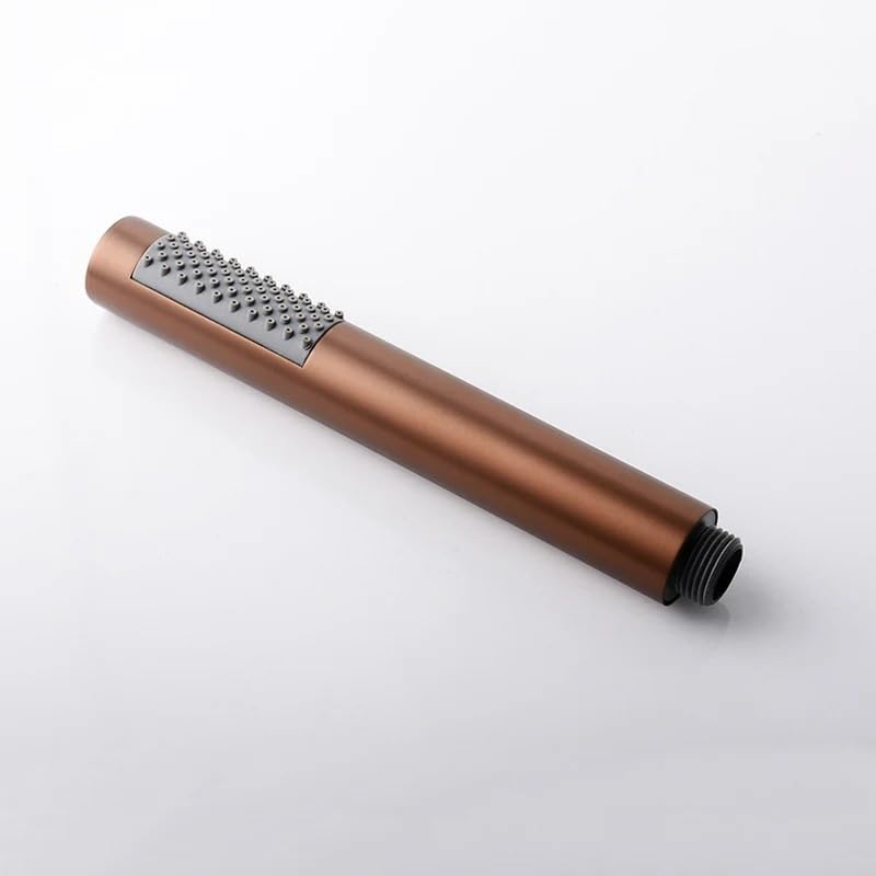 Juego de alcachofa de ducha de alta presión y rociador de mano de acero inoxidable en oro cepillado/oro rosa/blanco, 2 accesorios para una mejor experiencia de ducha