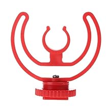 Useful replacement of the mic stand mount for microphones ( pack 1 Suit to vlog, livestream, videoconference, video and more , It ' s very Small and sturdy, made from ABS, it keeps your mics tight and secure design, for multiple brands of microphones