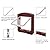 Queiting Cat Flap 4 Way Locking Durable Cat Flap Easy Install Pet Flap Durable Pet Door for Small Medium Large Cats Puppy Brown