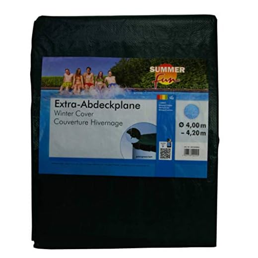Abdeckplane Extra Ganzjahresabdeckung Ø400-420 Cm
