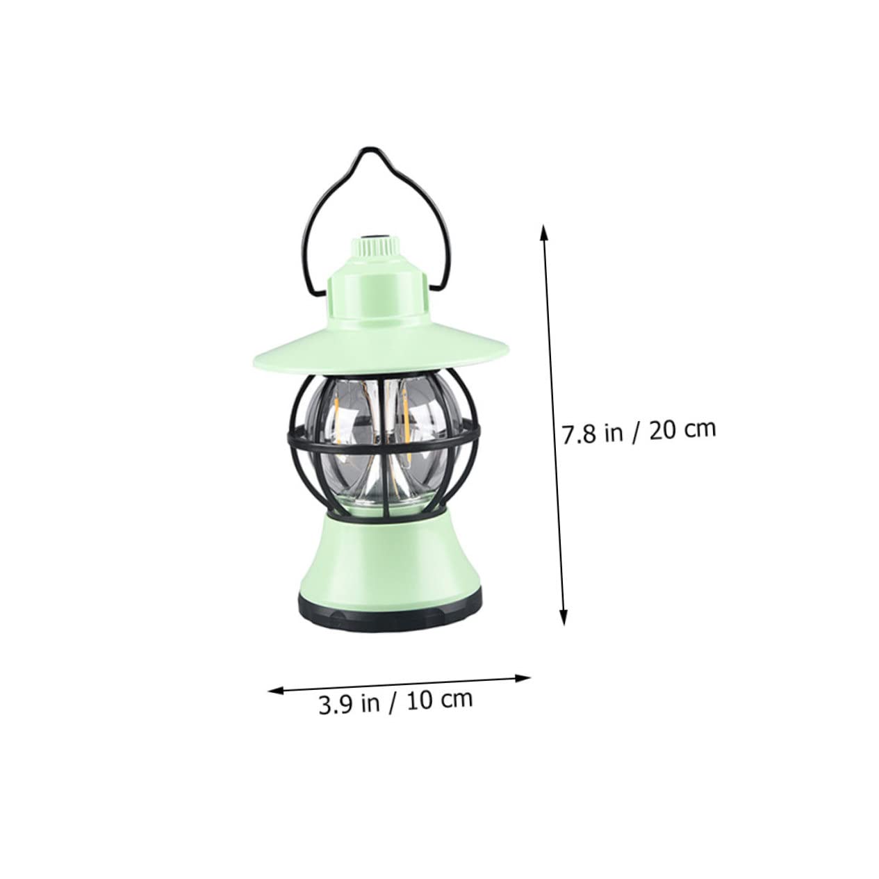 HOLIDYOYO Vintage Portable Camping Light Battery Operated LED Tent Lamp Outdoor Lantern for Hiking Backpacking and Emergency Use for Tent Illumination