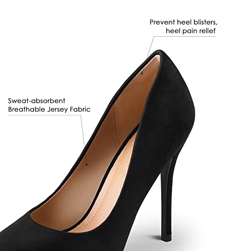 mysoft Women's High Heels Pumps Closed Pointed Toe Stiletto 4IN Heels Dress Wedding Shoes4