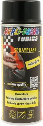 DUPLI-COLOR 388040 Sprayplast schwarz seidenglänzend 400 ml