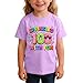 2-9 Kids Colorful 100 Days T-Shirt – Boys Girls Student Milestones Top,Casual Breathable All-Day Comfort Tee