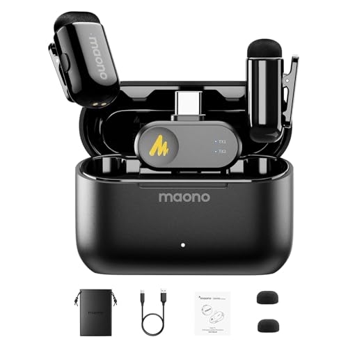 MAONOワイヤレスマイクセット 【配信、動画撮影に】 Amazon.co.jp: MAONO ワイヤレスマイク ピンマイク 【5.9g小型超軽量