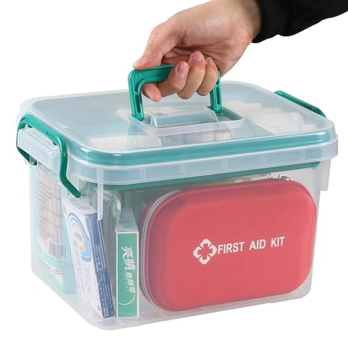 Boîte de premiers secours pour organiser les armoires médicales encombrées