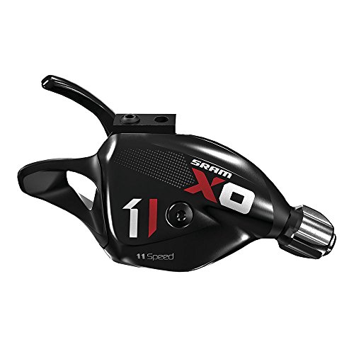 Sram X.01 Dh Trigger Con 11 Velocità, X-Actuation, Zero Loss, Matchmaker X Integrato, Nero/Rosso