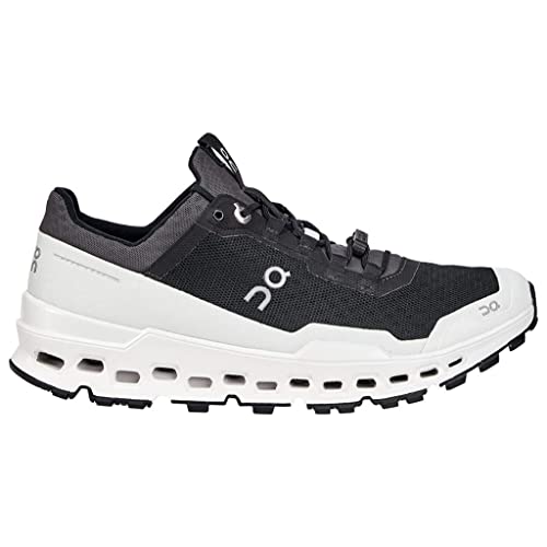 ON Cloudultra - Zapatos de trail running para mujer, negro y blanco, 37.5 EU