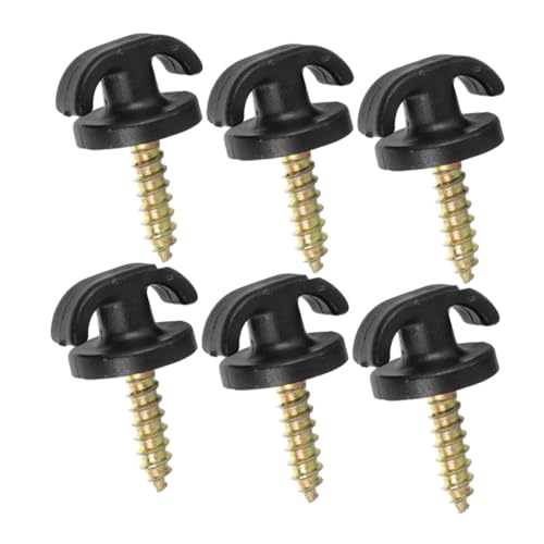 Gatuida 8pcs Cargo Net Replacement Hooks for Car Trunk Versatile Mounting Points for Flat Upright Use Easy Installation Metal Hooks for Rear Storage Organizer in All Vehicle Models