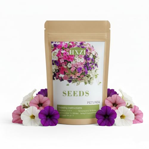 Petunia Seeds for Planting 80000 Plus Mixed Color Flower Seeds for Outdoor Garden Beds Containers and Hanging Baskets