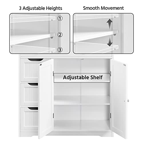 Topeakmart TP-00120303 Bathroom Free-Standing Floor Cabinet thumb #4