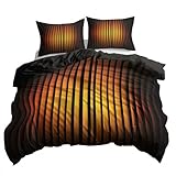 CozyRest Bettbezug 100 x 135 cm Vertikale Streifen...