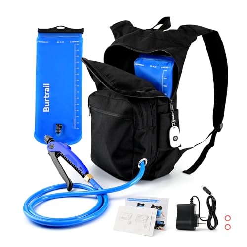 NEWISHTOOL Window Tint Backpack Sprayer, Battery Powered High Pressure Sprayer Bag for Car Tint Film PPF Installation, 6L Capacity Electric Spray Backpack with Power Pump,Bluetooth Control,3.9Ft Hose