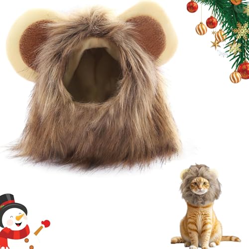 Hundekostüm Löwenmähne Hund,Löwenmähne mit Ohren für...