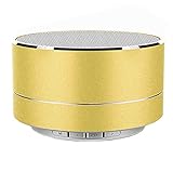 [LANGE AUSDAUER] Es verfügt über einen USB-Anschluss zum Aufladen und einen AUX-Anschluss zur Unterstützung des Audioeingangs. Dieser Lautsprecher verfügt über einen eingebauten Akku, der über ein USB-Kabel aufgeladen werden kann. Die Wiedergabezeit für diesen Lautsprecher beträgt 2 bis 4 Stunden, sobald er vollständig aufgeladen ist.