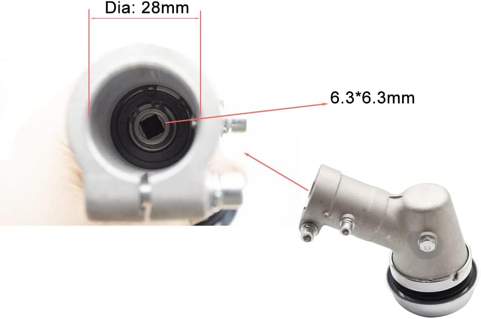 Gear Head Fit for Husqvan Brushcutter 143RII 236R 243R 243RJ 253R 253RJ 543RS 553RS