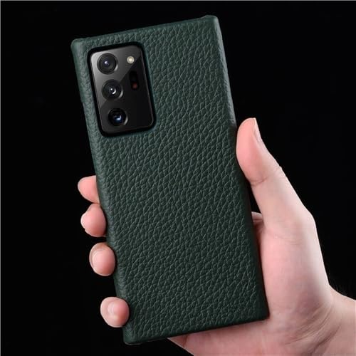 Étui en cuir véritable Samsung Note 20 Ultra rouge idéal pour le bureau
