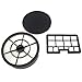 vhbw Lot de filtres compatible avec Singer SVCT 4020 aspirateur - 3x Filtres de rechange