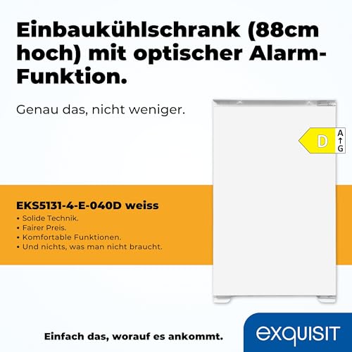 Einbaukühlschrank 88 cm mit Gefrierfach und 118 Litern Nutzinhalt