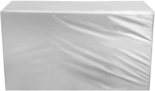 BESPORTBLE Cubierta de la unidad del aire acondicionado al aire libre del aire acondicionado de Pared de la tela plateada escudo de la cubierta de