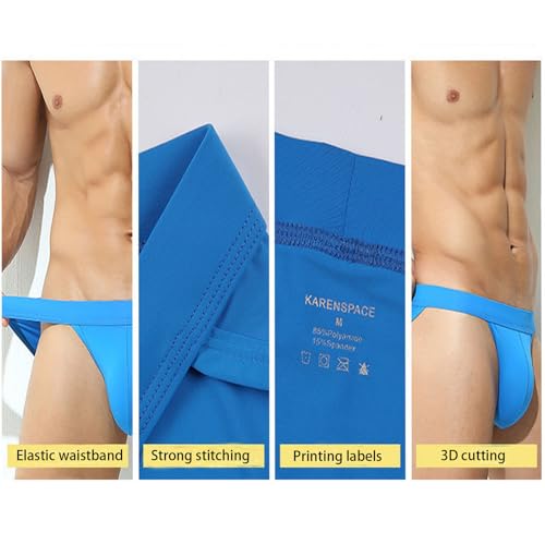 Sexy Men's Low Rise Underwear Underpant Men Jockstrap Underwear Briefs Breathable Triangle Underpant3