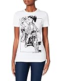 moschino shirt mens white Camiseta de manga corta ajustada