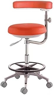 BoNew PU Leather Nurse Chair Armrest 360 Rotation Seat Height Adjustment Portable Dental Chair
