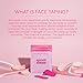 Overnight Anti Wrinkle Patches for Women - Japanese Face Tape for Forehead, Smile Lines - Pre-Cut Kinesiology Face Tape in 2 Sizes - Skin Safe, Latex-Free