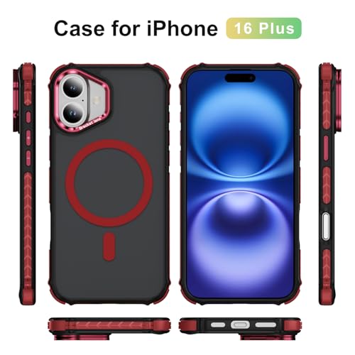 Coque de protection militaire pour iPhone 16 Plus fine et magnétique - 2