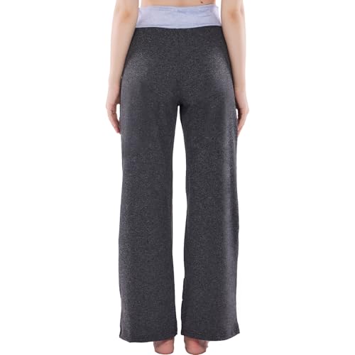 Image of NEWCOSPLAY Women's Comfy Pajama Pants Casual Drawstring Palazzo Lounge Wide Leg Pants